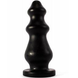Extra Girthy Butt Plug Black 6 (24cm)