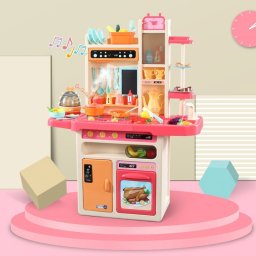 65 kusov Mama Kiddies KitchenStar set detsk kuchynka - v ruovej farbe