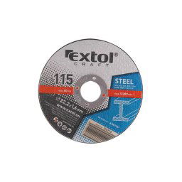 EXTOL CRAFT na kov, 5ks, 125x1,6x22,2mm
