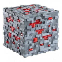Replica Illuminating Redstone Ore Cube (Minecraft) NOB3725