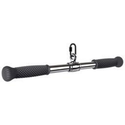 MG Pull Down Bar tricepsový adaptér na kladku, čierny