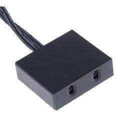 T-LED Spínač skriňový pre dvojkrídlové dvere 12/24V čierny 067173