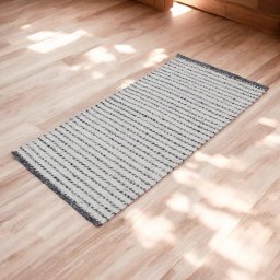 Modern gyapj sznyeg Rustic 70x140 szrke sznyeg