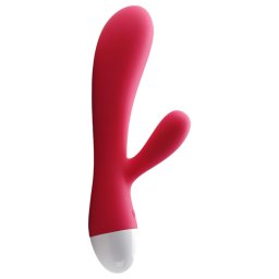 Cotoxo Dolphin & baby - nabjac vibrtor s klitorisom (erven)