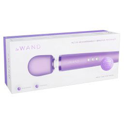 Le Wand Petite - exkluzvny akumultorov masny vibrtor (fialov)