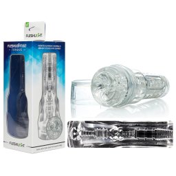 Fleshlight GO Torque - masturbtor pre muov - kompaktn vagna - transparentn