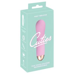 Cuties Mini - vibrtor pre eny - vodotesn, nabjaten - ruov