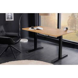 LuxD Výškovo nastaviteľný písací stôl Jayden 120 cm imitácia dub