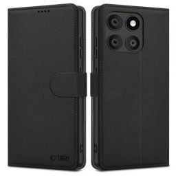 Tech-Protect Wallet knižkové puzdro na Motorola Edge 60 Fusion, čierne