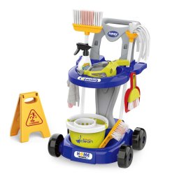 20-dielna upratovacia sprava Mama Kiddies Little Helper s doplnkami - modr farba