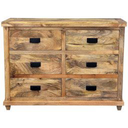 indickynabytok.sk - Komoda Devi 120x90x45 indický masív mango