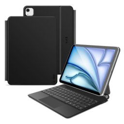 Tech-Protect Smartcase Magnetic puzdro s klávesnicou na iPad Air 10.9'' 4-5gen 2020-2022 / 11'' 6-7gen 2024-2025, čierne