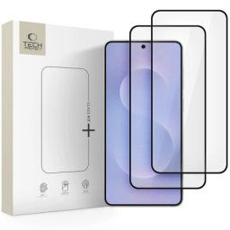 Tech-Protect Glass Fit 2x ochranné sklo na Samsung Galaxy S25 Edge, čierne