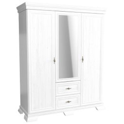 Kondela Skriňa, 158cm, kombinovaná, sosna andersen, zrkadlo, KORA NEW KS2