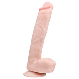 Easytoys - realistick dild s prsavkou a semennkmi - 26,5 cm - telov farba
