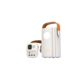 OEM Powerbanka pre notebooky a outdoor 60 000 mAh, 100W + 30W PD, silné LED svetlo, biela