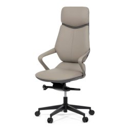 Autronic, Kancelárske kreslo, sivá, ekokoža, 120 kg, KA-T8426 GREY