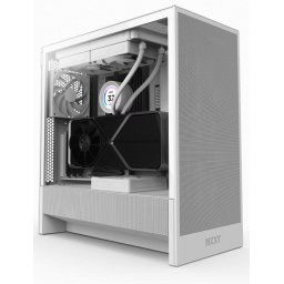 NZXT case H5 Flow, ATX, Compact Mid Tower, white CC-H52FW-01