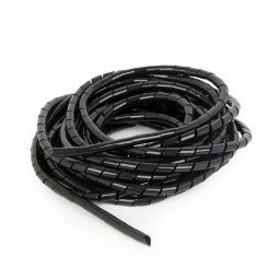 Kábel CABLEXPERT stahovacia špirála na káble, 12mm, 10 m, čierna CM-WR1210-01