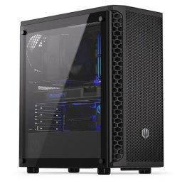 ENDORFY case Signum 300 Air 2xUSB 3.0 4x120mm fan PWM mesh panel tvrdené sklo čierna EY2A005