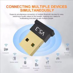 Bluetooth 5.3 USB adaptr a pre 6 zariaden