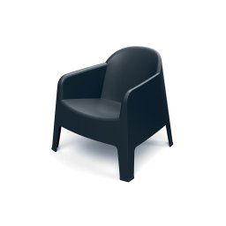 Kreslo záhradné MILANE 745x730x735mm - uhoľná