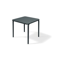 Stôl záhradný BRENE 795x795x755mm - uhoľná