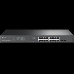 tp-link SG2218P, 18portový gigabitový inteligentní switch JetStream s 16 porty PoE+ SG2218P