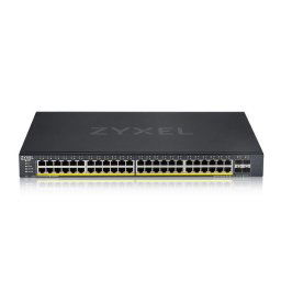 Zyxel XGS1935-52HP, 52 Port Smart Managed PoE Switch, 48x Gigabit PoE and 4x 10G SFP+, hybrid mode, standalone or NebulaFlex Cloud XGS1935-52HP-EU0101F