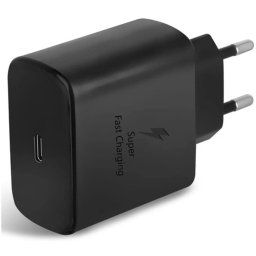 Nabíjačka Fast Power Delivery USB-C, čierna