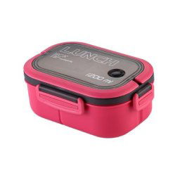 Livefy obedový box s príborom Lunch 1.2l, ružový