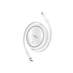 Kábel BASEUS Free2Draw USB-C/USB-C 1m White 100W