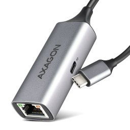 AXAGON ADE-TXPD, USB-C 3.2 Gen 1 - Gigabit Ethernet sieťová karta, Asix AX88179, PD 100W, auto inštal ADE-TXPD
