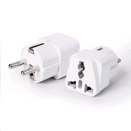Adaptér C-TECH univerzálny adaptér 110V-230V CB-AD-EUPWR
