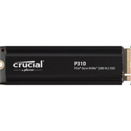 Crucial SSD P310 2TB M.2 NVMe Gen4 71006000 MBps with Heatsink (Playstation®5 and PlayStation®5 Pro compatible) CT2000P310SSD5