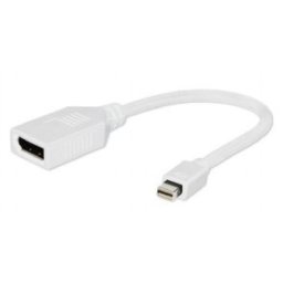 Kábel CABLEXPERT red. Displayport na miniDisplayport, FM, biela A-MDPM-DPF-001-W