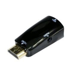 Kábel CABLEXPERT red. HDMI na VGA + Audio, MF, čierna A-HDMI-VGA-02