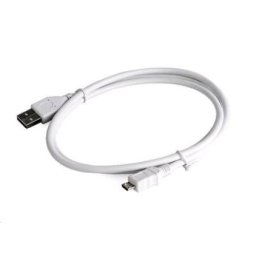 Kábel CABLEXPERT USB A MaleMicro B Male 2.0, 0,5m, White, High Quality CCP-MUSB2-AMBM-W-0.5M