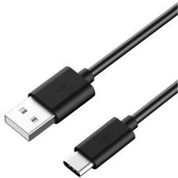PremiumCord Kábel USB-CM - USB 2.0 AM, rýchle nabíjanie prúdom 3A, 1m ku31cf1bk