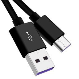 PremiumCord Kabel USB-CM - USB 2.0 AM, Super fast charging 5A, black, 1m ku31cp1bk