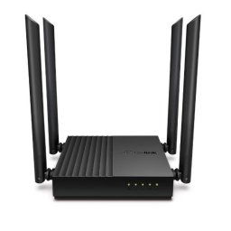 tp-link Archer C64, AC1200 Dual-Band Wi-Fi RouterSPEED: 400 Mbps at 2.4 GHz + 867 Mbps at 5 GHzSPEC: 4× Antennas, 1× Gigabit WAN Archer C64