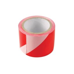 Výstražná páska 75mm x 100m EXTOL CRAFT 9565 červeno-biela