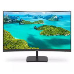 Monitor Philips VA LED 23,6" 241E1SC/00 - VA panel, 1920x1080, D-Sub, HDMI, zakrivený