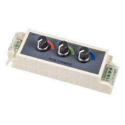 T-LED RGB stmievač manuálny 12-24V 06314