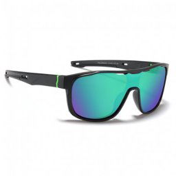 KDEAM Wayne 2 slnečné okuliare, Black / Green (GKD011C02)