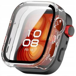 Tech-Protect Defense puzdro so sklom na Huawei Watch Fit 4 Pro, priesvitné