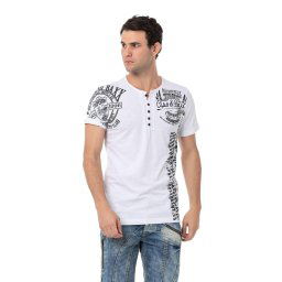 Tričko Cipo & Baxx CT789 white