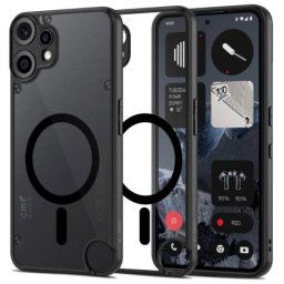 Tech-Protect Magmat MagSafe kryt na Nothing CMF Phone 2 Pro, čierny/priesvitný