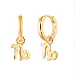 Olivie Strieborné náušnice KOZOROH GOLD 9596
