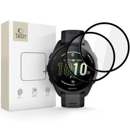 Tech-Protect Glass Flex+, Garmin Forerunner 165, čierne, 2 kusy